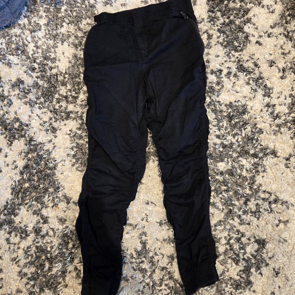 Holy Delicious Moto Style Joggers | Size Medium | Black